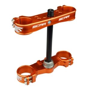 Té de fourche SCAR offset 16mm orange