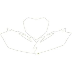 Fonds de plaque BLACKBIRD blanc Honda CRF250R/450R