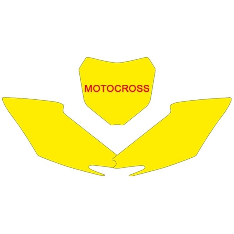 Fonds de plaque BLACKBIRD noir Honda CRF250R/450R Fonds de plaque BLACKBIRD noir Honda CRF250R/450R