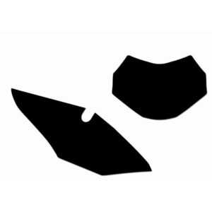 Fonds de plaque BLACKBIRD noir Honda CRF450RX