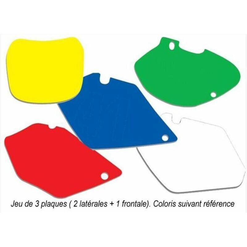 Fonds de plaque BLACKBIRD rouge Yamaha YZ125/250 Fonds de plaque BLACKBIRD rouge Yamaha YZ125/250