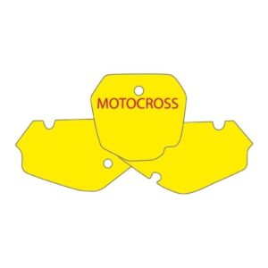 Fonds de plaque BLACKBIRD bleu Suzuki RM85