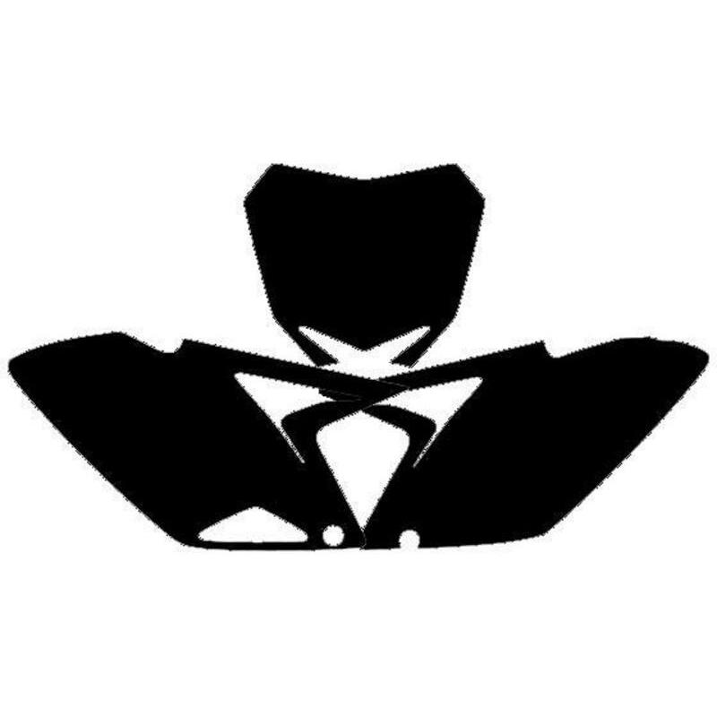 Fonds de plaque BLACKBIRD noir Suzuki RM-Z250 Fonds de plaque BLACKBIRD noir Suzuki RM-Z250