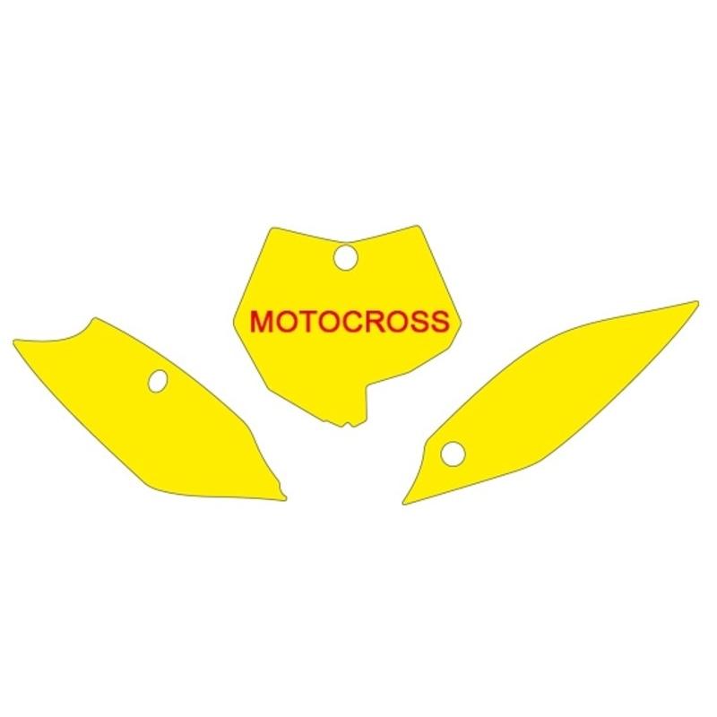 Fonds de plaque BLACKBIRD bleu KTM SX85 Fonds de plaque BLACKBIRD bleu KTM SX85