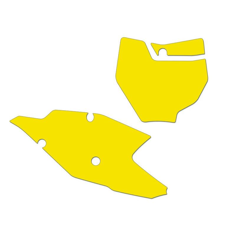 Fonds de plaque BLACKBIRD jaune KTM SX/SX-F Fonds de plaque BLACKBIRD jaune KTM SX/SX-F