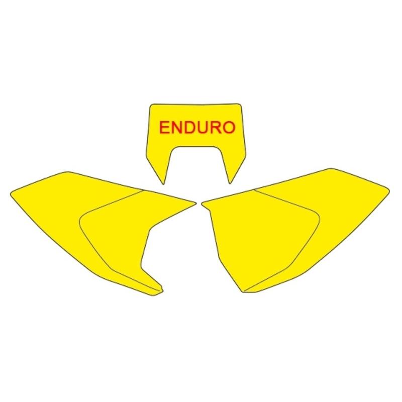 Fonds de plaque BLACKBIRD jaune Husqvarna TE/FE Fonds de plaque BLACKBIRD jaune Husqvarna TE/FE – Image 2