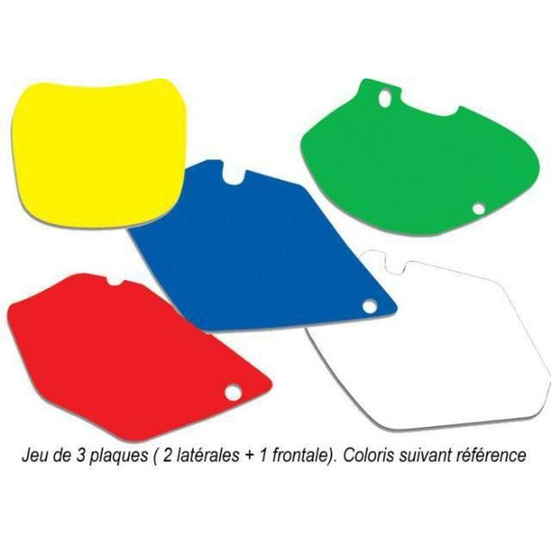 Fonds de plaque BLACKBIRD jaune Gas Gas EC250/300 Racing Fonds de plaque BLACKBIRD jaune Gas Gas EC250/300 Racing