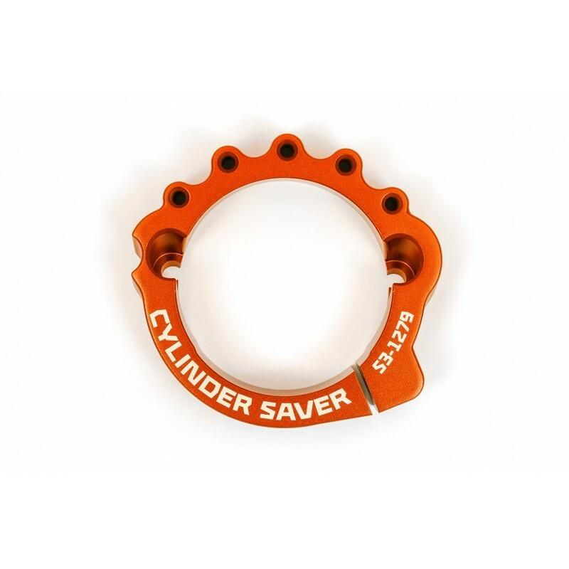 Protection sortie cylindre-échappement S3 orange KTM/Husqvarna Protection sortie cylindre-échappement S3 orange KTM/Husqvarna