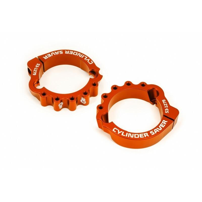 Protection sortie cylindre-échappement S3 orange KTM/Husqvarna Protection sortie cylindre-échappement S3 orange KTM/Husqvarna – Image 2