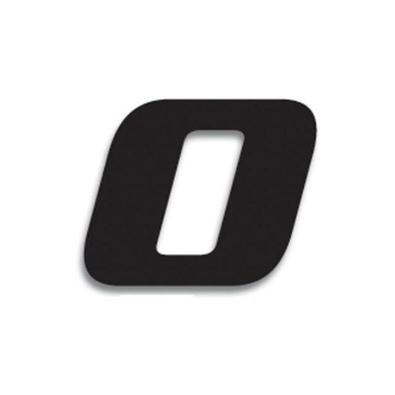 Numéro de course 0 BLACKBIRD 20x25cm noir Numéro de course 0 BLACKBIRD 20x25cm noir