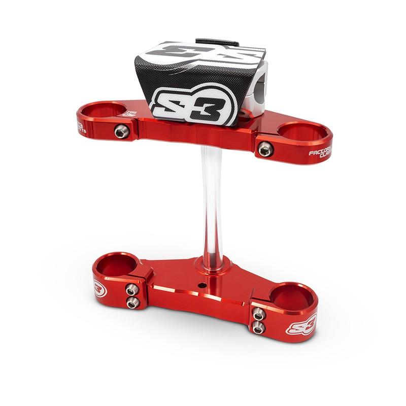 Té de fourche complet S3 Ø39mm rouge Gas Gas Pro fourche Tech Té de fourche complet S3 Ø39mm rouge Gas Gas Pro fourche Tech – Image 6