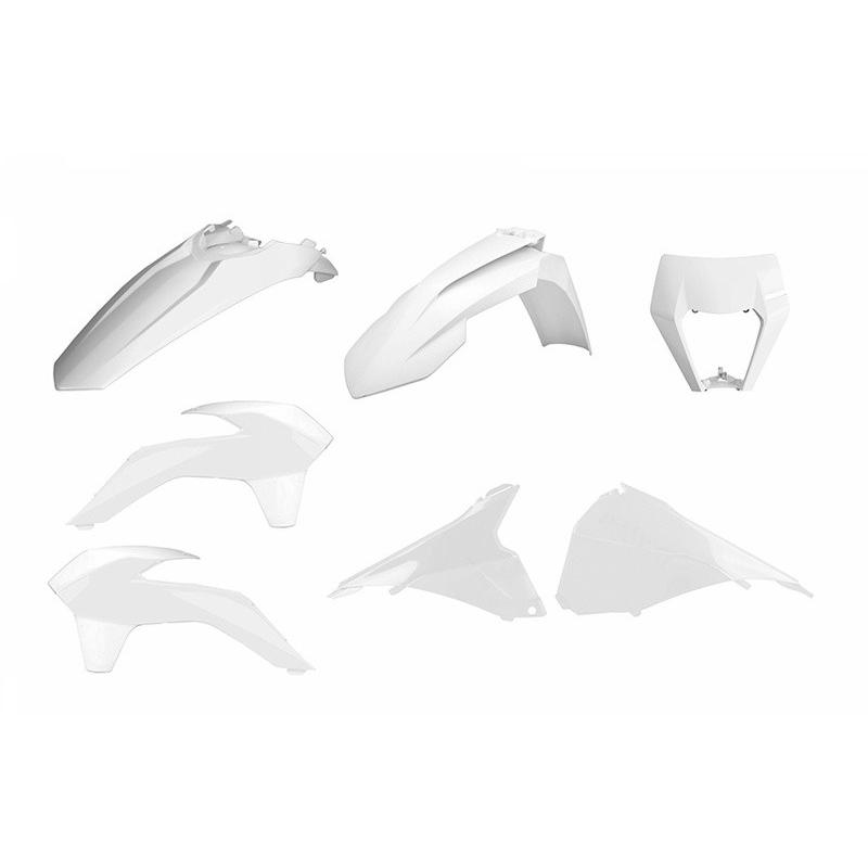 Kit plastique POLISPORT Enduro Restyle blanc KTM EXC/EXC-F Kit plastique POLISPORT Enduro Restyle blanc KTM EXC/EXC-F