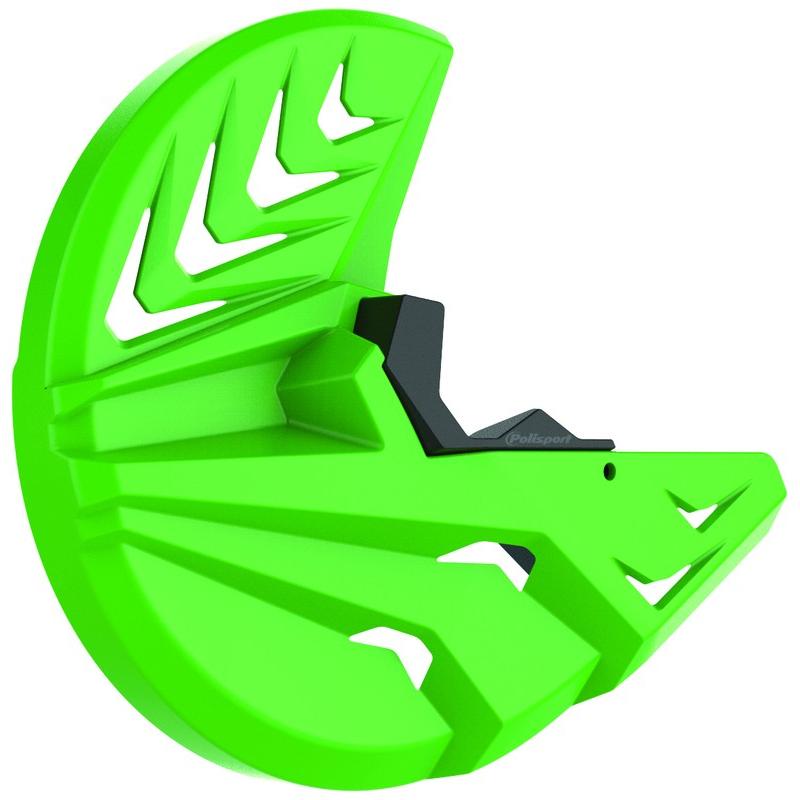 Protège disque avant POLISPORT vert Kawasaki KX250F/450F Protège disque avant POLISPORT vert Kawasaki KX250F/450F