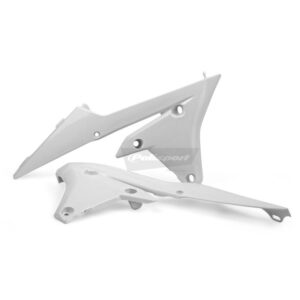 Ouïes de radiateur POLISPORT blanc Yamaha YZ250F/YZ450F