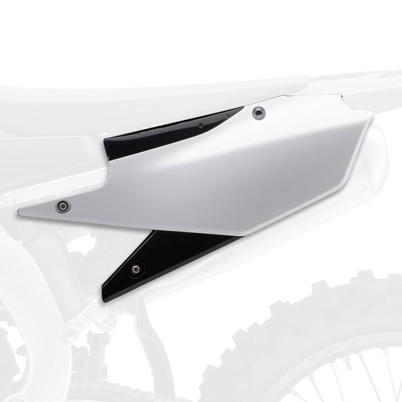 Plaques latérales POLISPORT - couleur origine (2018) blanc/noir Plaques latérales POLISPORT - couleur origine (2018) blanc/noir