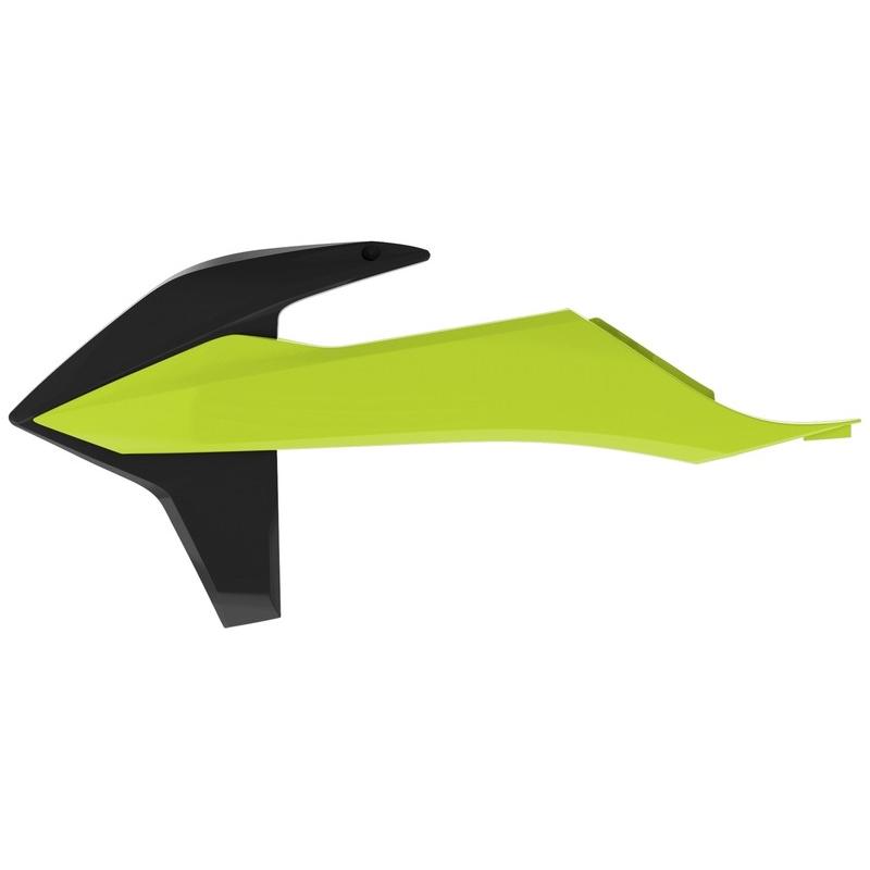 Ouïes de radiateur POLISPORT noir/jaune fluo KTM SX/SX-F Ouïes de radiateur POLISPORT noir/jaune fluo KTM SX/SX-F