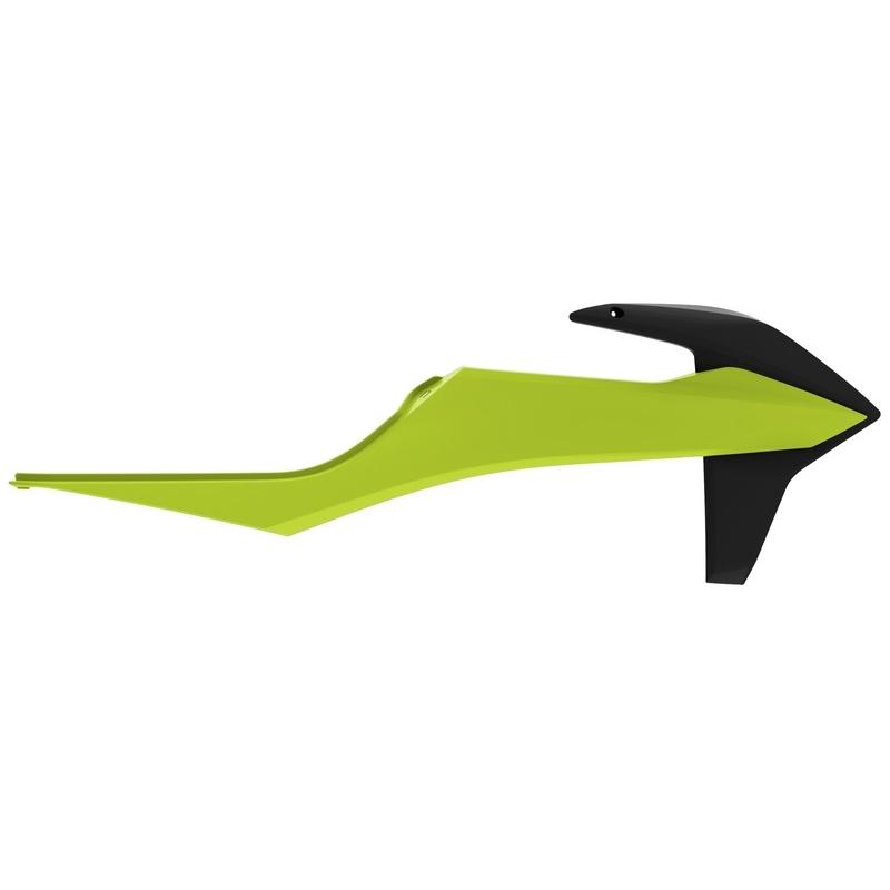 Ouïes de radiateur POLISPORT noir/jaune fluo KTM SX/SX-F Ouïes de radiateur POLISPORT noir/jaune fluo KTM SX/SX-F – Image 2
