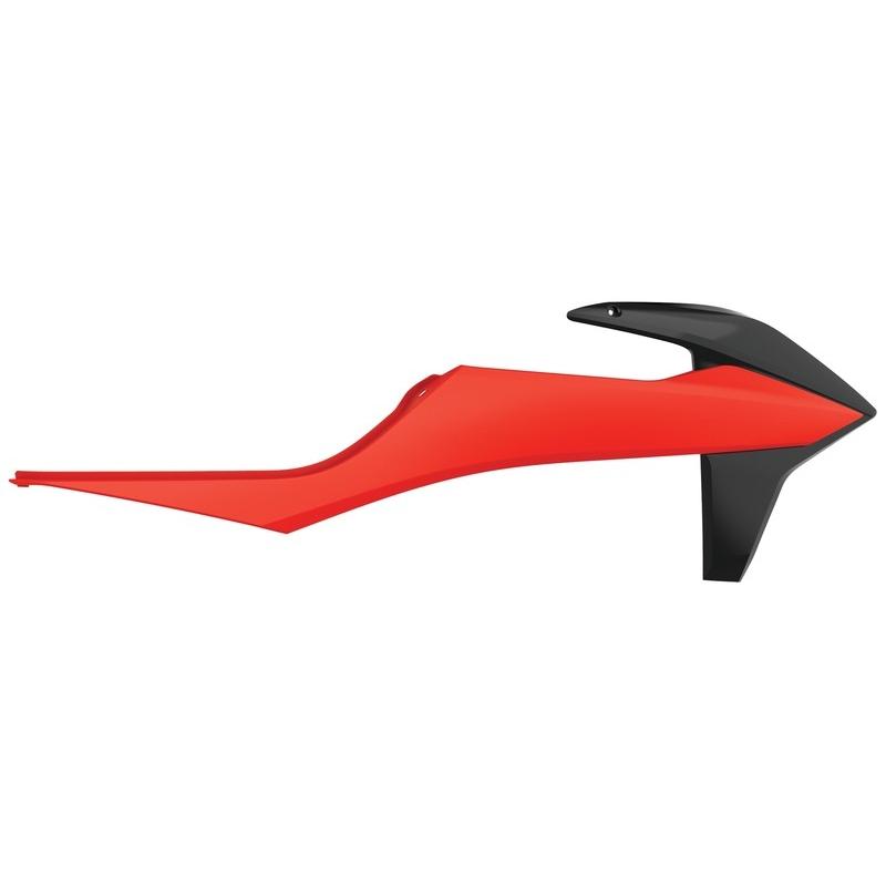 Ouïes de radiateur POLISPORT noir/orange fluo KTM SX/SX-F Ouïes de radiateur POLISPORT noir/orange fluo KTM SX/SX-F – Image 2