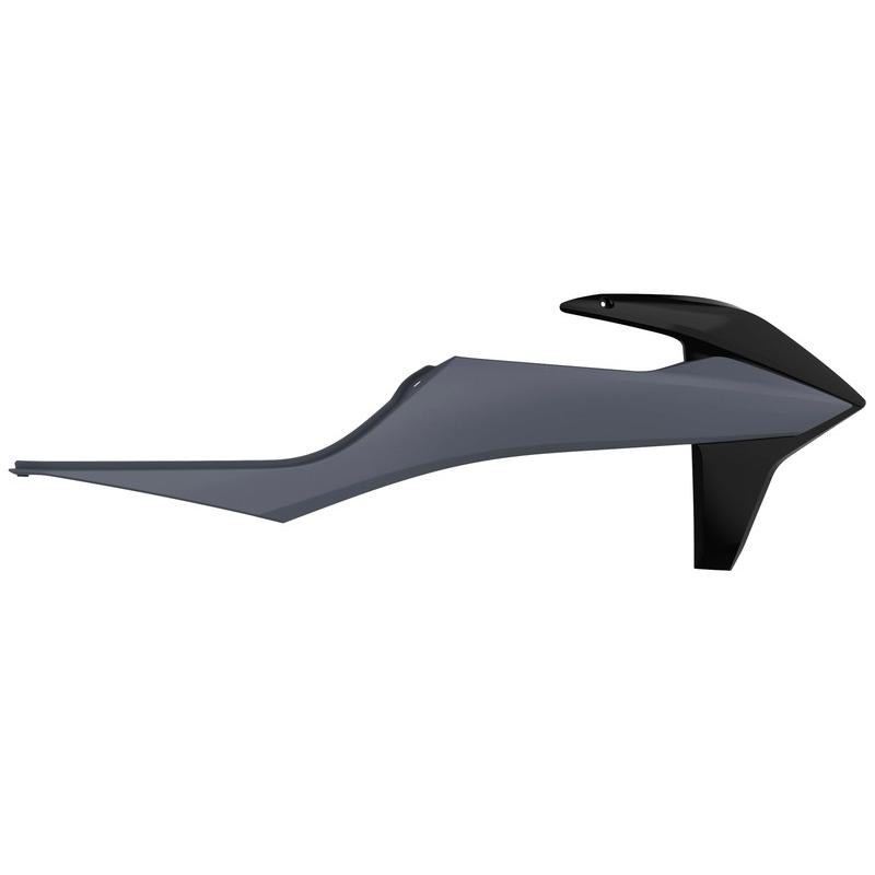 Ouïes de radiateur POLISPORT noir/gris nardo KTM SX/SX-F Ouïes de radiateur POLISPORT noir/gris nardo KTM SX/SX-F – Image 2