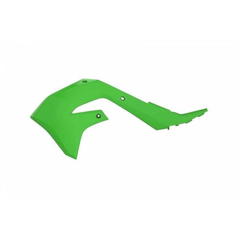 Ouïes de radiateur POLISPORT vert Kawasaki KX450 Ouïes de radiateur POLISPORT vert Kawasaki KX450