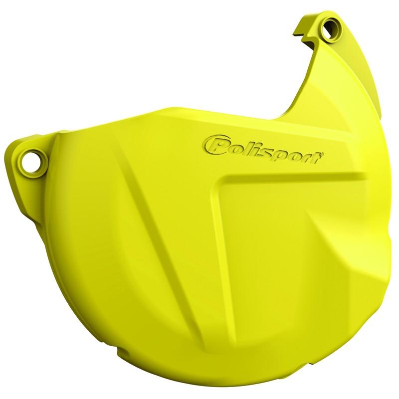 Protection de carter d'embrayage POLISPORT jaune Husqvarna TC/TE125 Protection de carter d'embrayage POLISPORT jaune Husqvarna TC/TE125