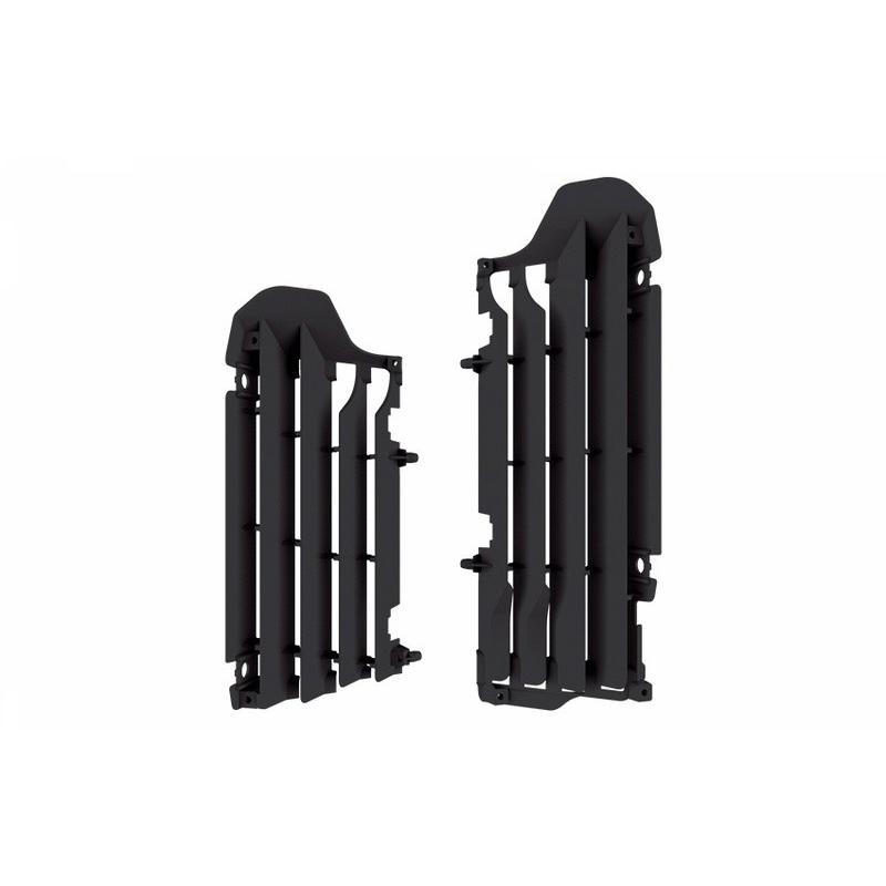 Cache radiateur POLISPORT noir Suzuki RM-Z450 Cache radiateur POLISPORT noir Suzuki RM-Z450