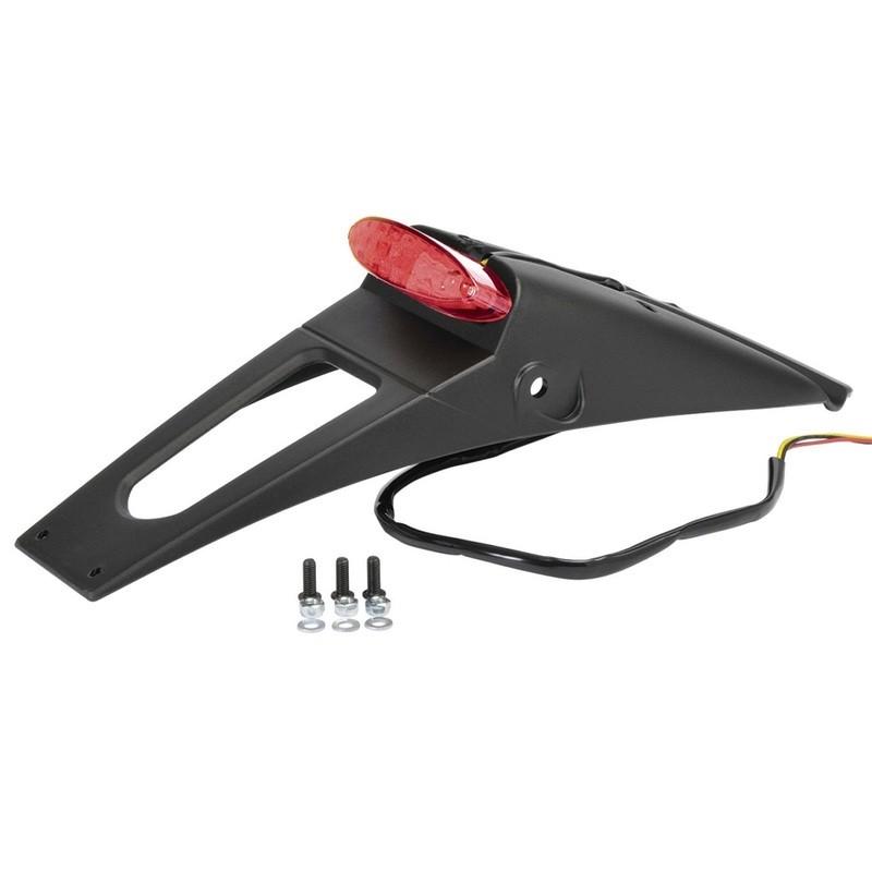Extension de garde boue arrière POLISPORT RSP LED 2.0 noir avec feu + éclairage de plaque Extension de garde boue arrière POLISPORT RSP LED 2.0 noir avec feu + éclairage de plaque