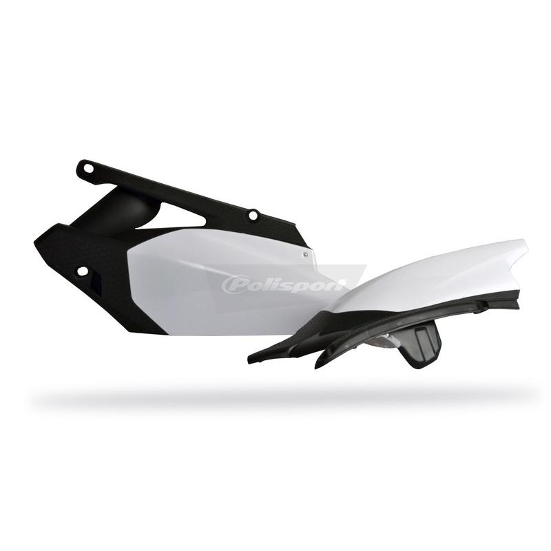 Plaques latérales POLISPORT - couleur origine noir/blanc Plaques latérales POLISPORT - couleur origine noir/blanc