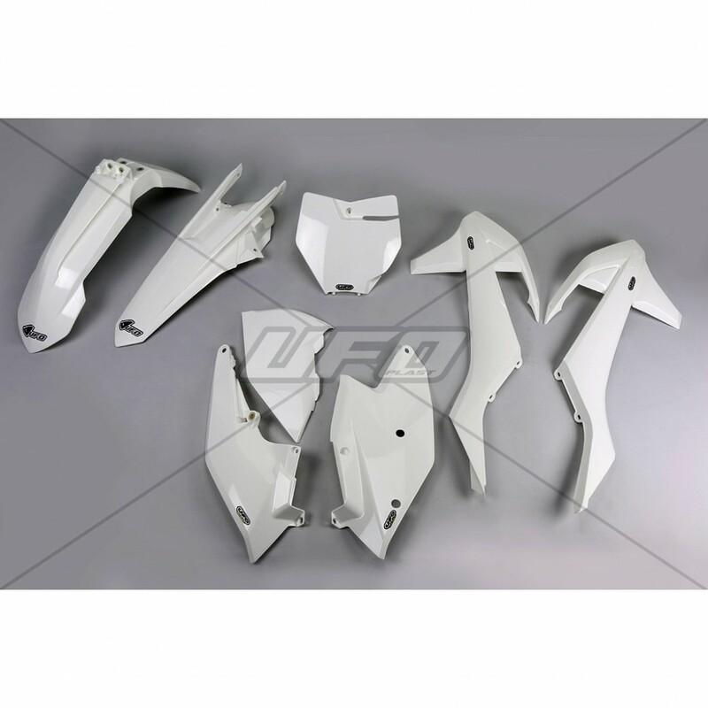Kit plastique UFO blanc KTM Kit plastique UFO blanc KTM