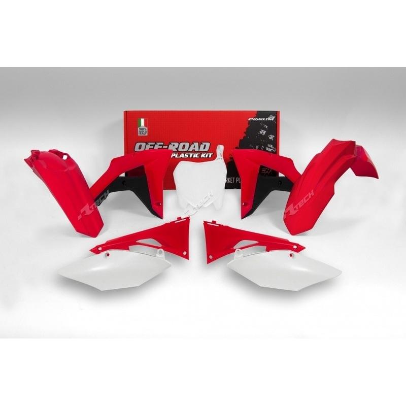 Kit plastique RACETECH couleur origine (2017) rouge/noir/blanc Honda CRF450RX Kit plastique RACETECH couleur origine (2017) rouge/noir/blanc Honda CRF450RX