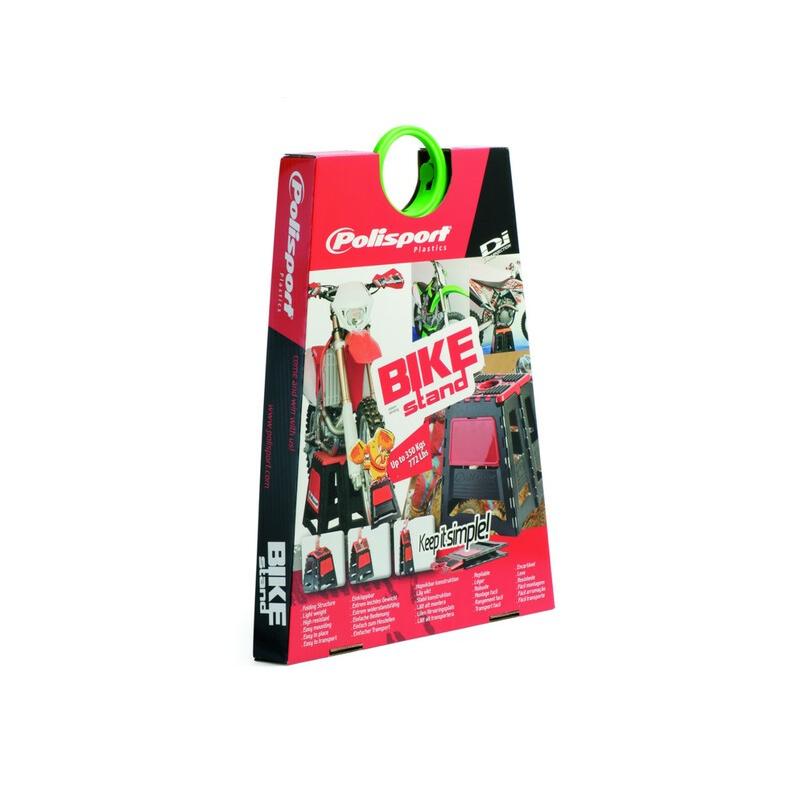 Lève-moto fixe POLISPORT repliable orange/noir Lève-moto fixe POLISPORT repliable orange/noir – Image 2