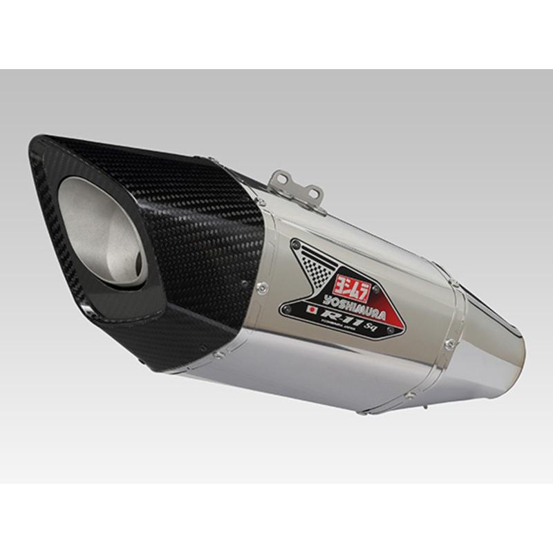Silencieux YOSHIMURA R-11SQ inox/casquette carbone Suzuki GSX-R1000/R Silencieux YOSHIMURA R-11SQ inox/casquette carbone Suzuki GSX-R1000/R