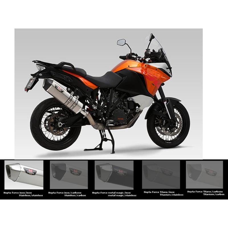 Silencieux Yoshimura Hepta Force inox KTM 1190 Adventure Silencieux Yoshimura Hepta Force inox KTM 1190 Adventure