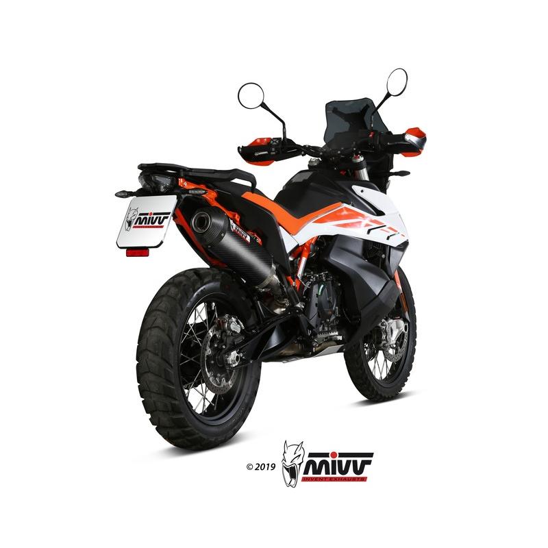 Silencieux MIVV Oval carbone/casquette carbone KTM 790 Adventure Silencieux MIVV Oval carbone/casquette carbone KTM 790 Adventure – Image 3
