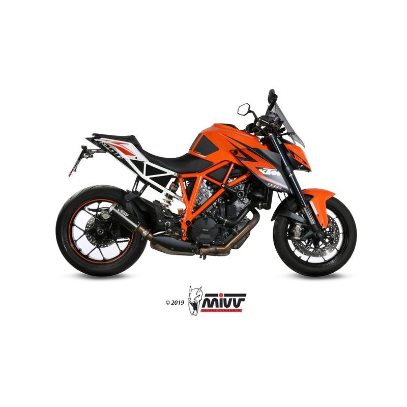 Silencieux MIVV MK3 Steel Black/casquette inox KTM 1290 Superduke Silencieux MIVV MK3 Steel Black/casquette inox KTM 1290 Superduke