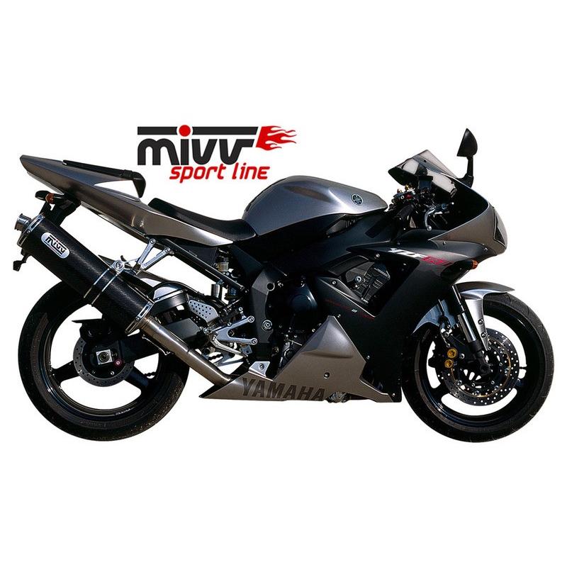 Silencieux MIVV Oval Classic carbone Yamaha YZF-R1 Silencieux MIVV Oval Classic carbone Yamaha YZF-R1