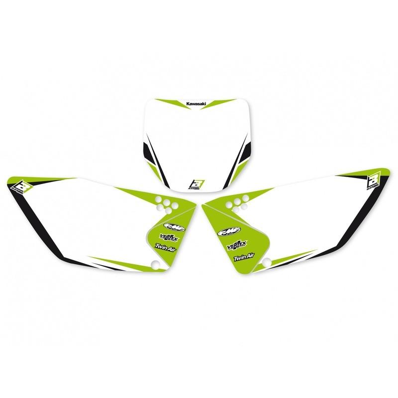 Fonds de plaque BLACKBIRD Graphic Kawasaki KXF 250 Fonds de plaque BLACKBIRD Graphic Kawasaki KXF 250
