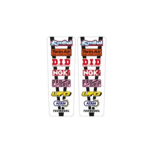 Autocollants de garde-boue TECNOSEL Sponsors Vintage