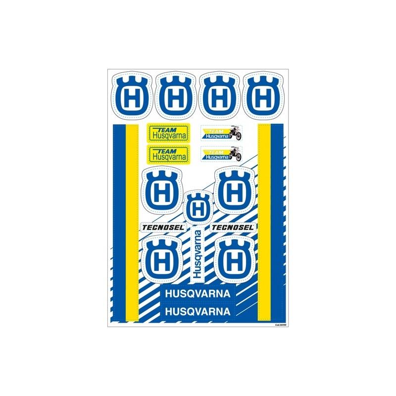 Autocollants TECNOSEL Vintage Husqvarna Autocollants TECNOSEL Vintage Husqvarna