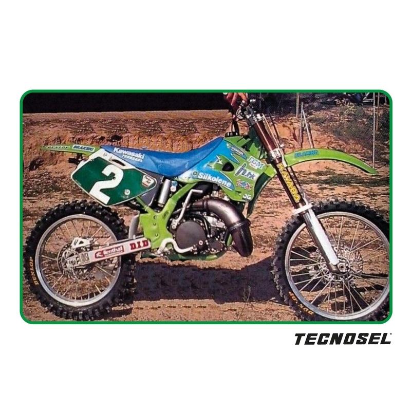 Kit déco complet TECNOSEL Team Kawasaki 1996 Kit déco complet TECNOSEL Team Kawasaki 1996 – Image 2