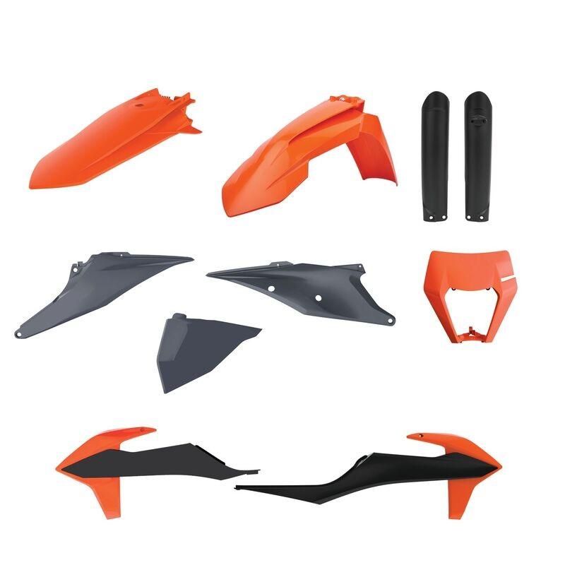 Kit plastiques POLISPORT couleur origine KTM Kit plastiques POLISPORT couleur origine KTM