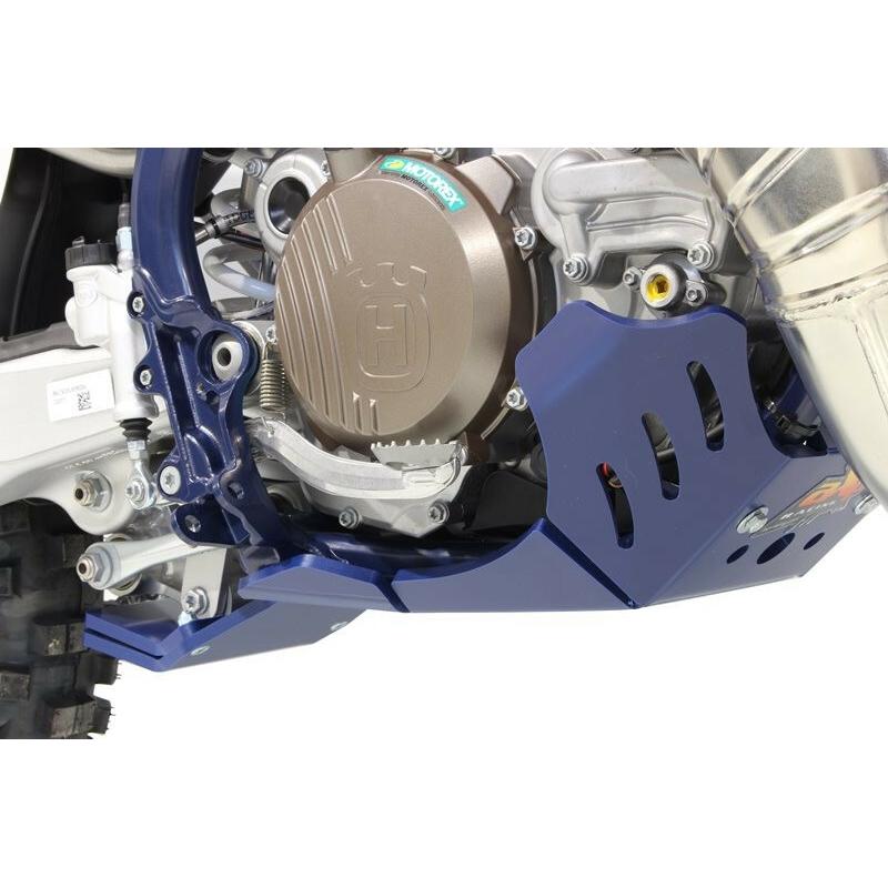 Sabot enduro AXP Xtrem bleu Husqvarna TE250I/TE300I Sabot enduro AXP Xtrem bleu Husqvarna TE250I/TE300I – Image 3