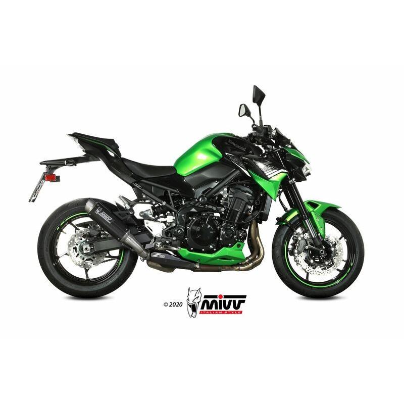 Silencieux MIVV GP Pro carbone/casquette inox Kawasaki Z900 Silencieux MIVV GP Pro carbone/casquette inox Kawasaki Z900