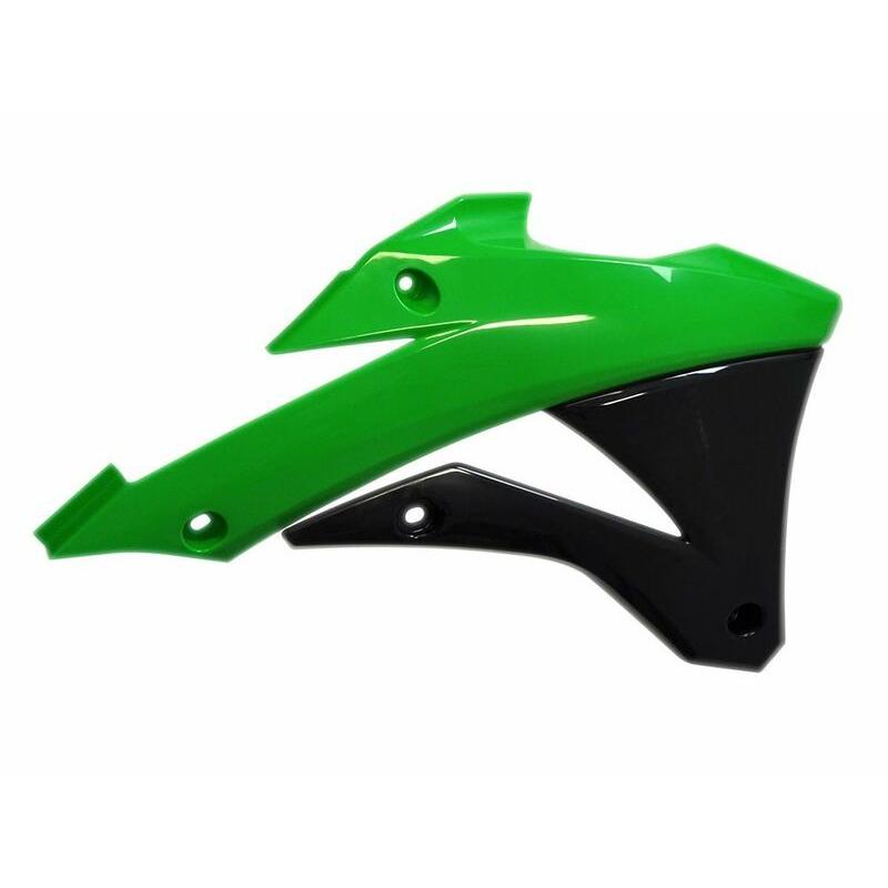 Ouïes de radiateur RACETECH vert KX 85 Ouïes de radiateur RACETECH vert KX 85
