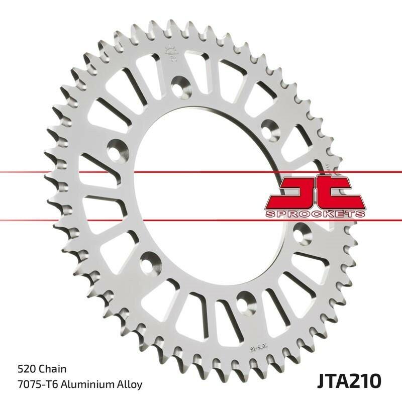 Couronne JT SPROCKETS aluminium ultra-light anti-boue 210 - 520 Couronne JT SPROCKETS aluminium ultra-light anti-boue 210 - 520 – Image 2