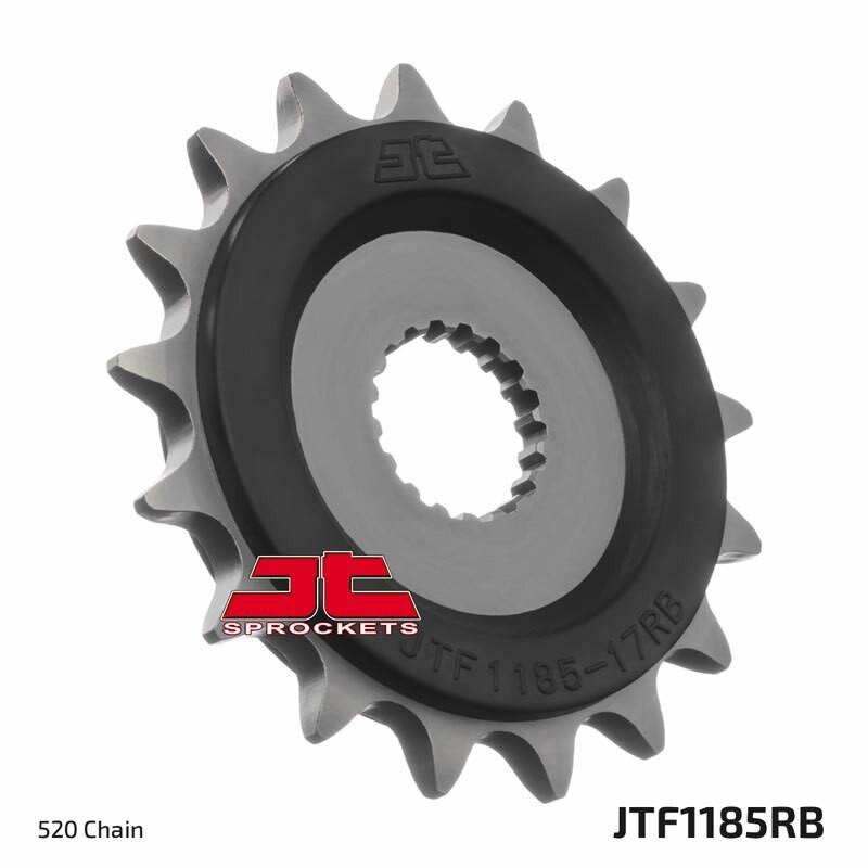 Pignon JT SPROCKETS 17 dents acier anti-bruit pas 520 type 1185 Pignon JT SPROCKETS 17 dents acier anti-bruit pas 520 type 1185