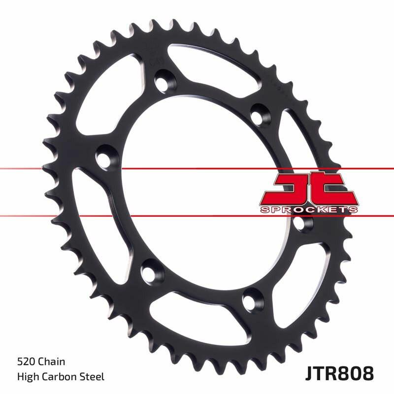 Couronne JT SPROCKETS acier standard 808 - 520 Couronne JT SPROCKETS acier standard 808 - 520