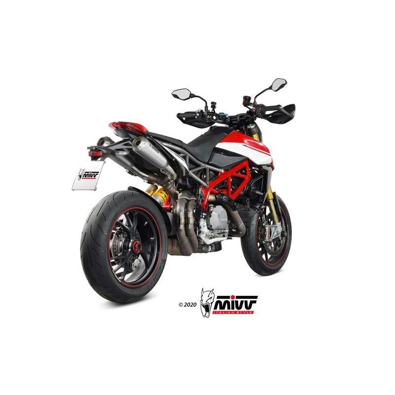 Silencieux double MIVV X-M1 - titane/inox Ducati Hypermotard 950/SP Silencieux double MIVV X-M1 - titane/inox Ducati Hypermotard 950/SP