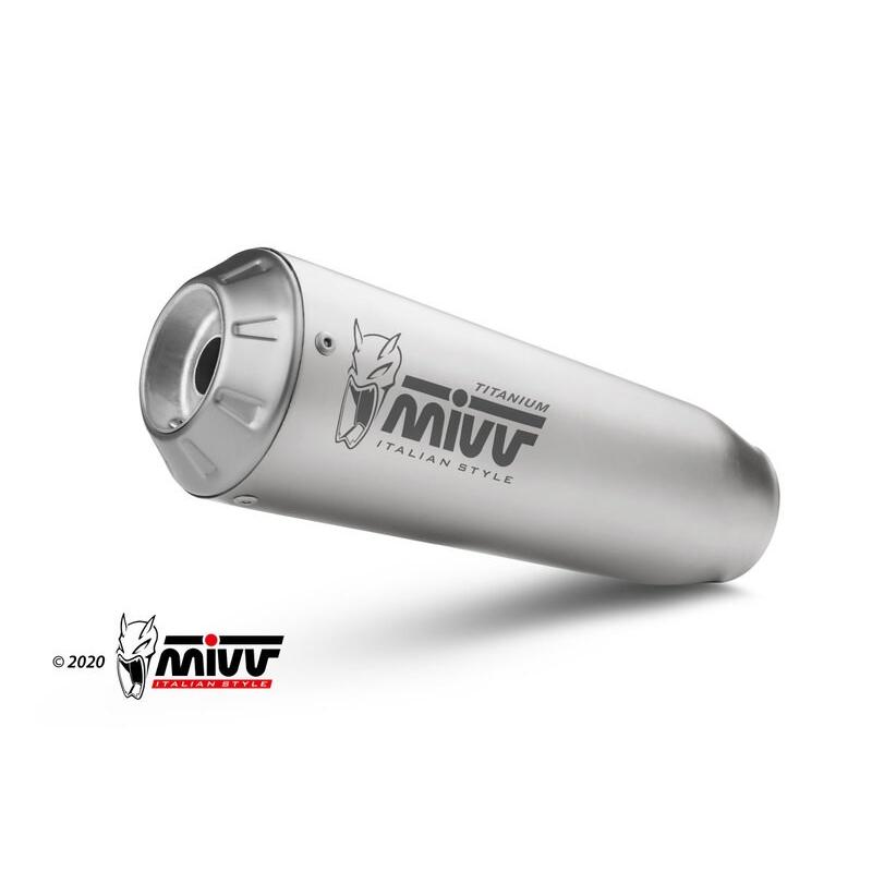 Silencieux double MIVV X-M1 - titane/inox Ducati Hypermotard 950/SP Silencieux double MIVV X-M1 - titane/inox Ducati Hypermotard 950/SP – Image 3