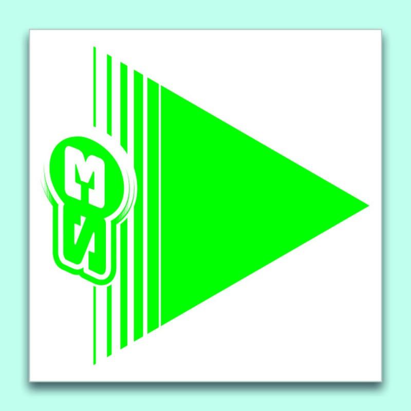 Flèches de signalisation S3 vert 50 pièces 12x12cm Flèches de signalisation S3 vert 50 pièces 12x12cm